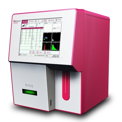 Genvet VH50 5 diff veterinarian veterinary hematology analyzer medical automatic CBC machine veterinary hematology analyzer for sale mdecial equipment