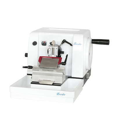 Hand Manual Rotary Microtome Metal Chemistry Analyzer Instruments Clinical Analytical Laboratory Blades Disposable Principle